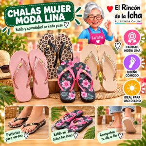 Chalas Mujer Moda Lina Diseño 800458