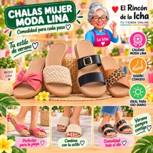 Chalas Mujer Moda Lina Diseño 800480