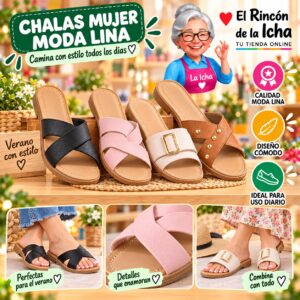 Chalas Mujer Moda Lina Diseño 800750