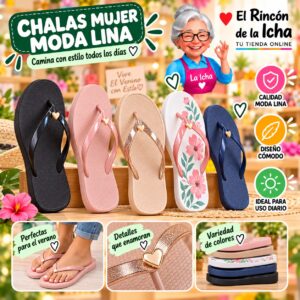 Chalas Mujer Moda Lina Diseño 800456