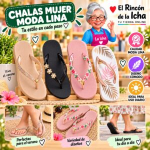 Chalas Mujer Moda Lina Diseño 800692