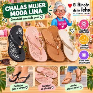 Chalas Mujer Moda Lina Diseño 800776