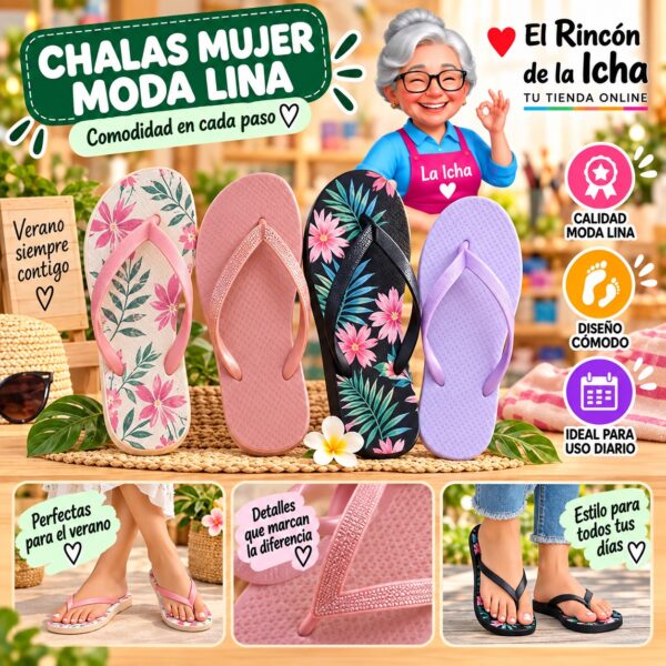 Chalas Mujer Moda Lina Diseño 800638