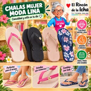 RI-ML-00258 Chalas Mujer Moda Lina Diseño 800775