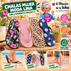 RI-ML-00260 Chalas Mujer Moda Lina Diseño 800809