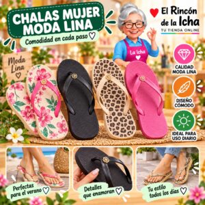 RI-ML-00261 Chalas Mujer Moda Lina Diseño 800671