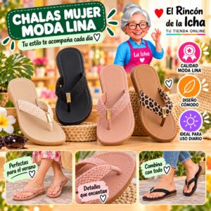 RI-ML-00262 Chalas Mujer Moda Lina Diseño 800732