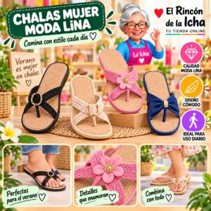 RI-ML-00264 Chalas Mujer Moda Lina Diseño 800829