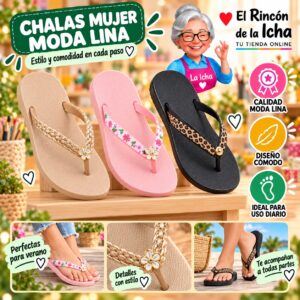 RI-ML-00269 Chalas Mujer Moda Lina Diseño 800689