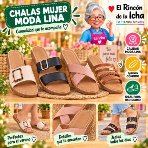 RI-ML-00272 Chalas Mujer Moda Lina Diseño 800636