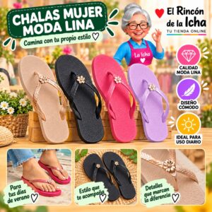 RI-ML-00276 Chalas Mujer Moda Lina Diseño 800799