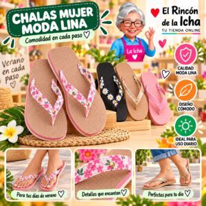 RI-ML-00278 Chalas Mujer Moda Lina Diseño 800586