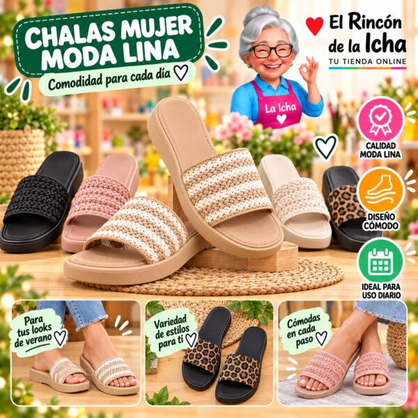 Chalas Mujer Moda Lina Diseño 800665