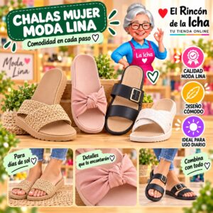RI-ML-00281 Chalas Mujer Moda Lina Diseño 800764