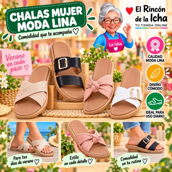 Chalas Mujer Moda Lina Diseño 800845
