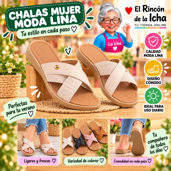 Chalas Mujer Moda Lina Diseño 800527
