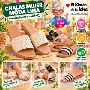RI-ML-00284 Chalas Mujer Moda Lina Diseño 800529