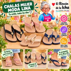 RI-ML-00286 Chalas Mujer Moda Lina Diseño 800198
