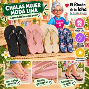 RI-ML-00288 Chalas Mujer Moda Lina Diseño 800571