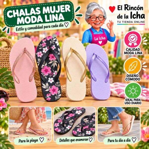 Chalas Mujer Moda Lina Diseño 800650