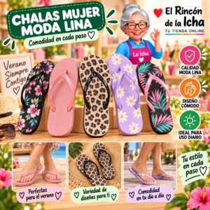 RI-ML-00294 Chalas Mujer Moda Lina Diseño 800657
