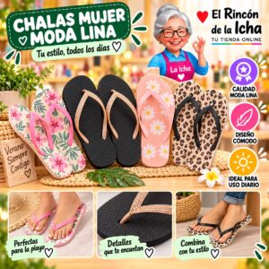 RI-ML-00299 Chalas Mujer Moda Lina Diseño 800831