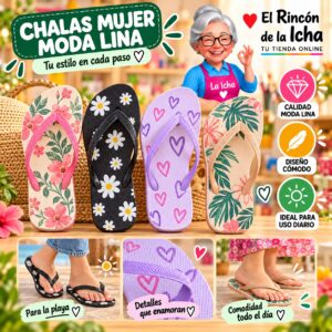 RI-ML-00300 Chalas Mujer Moda Lina Diseño 800575