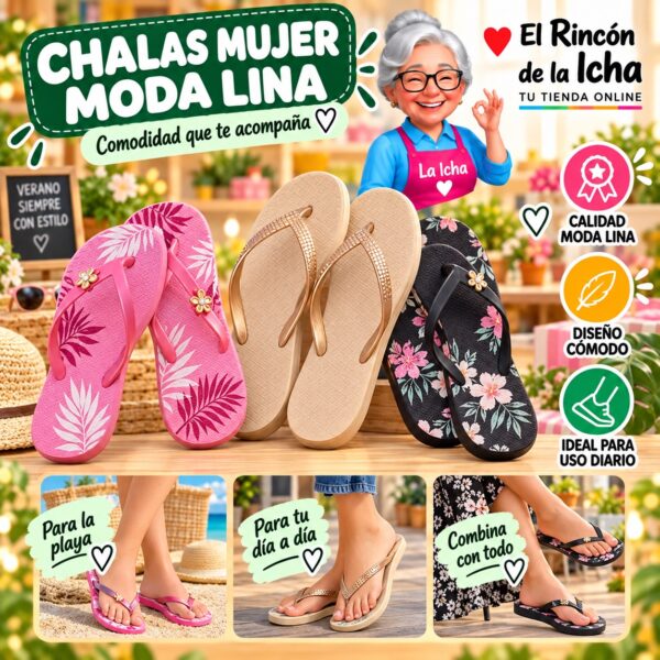 Chalas Mujer Moda Lina Diseño 800244