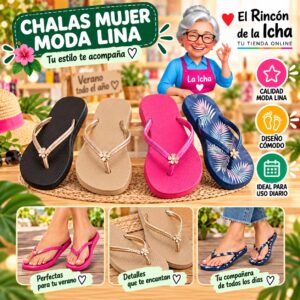 RI-ML-00336 Chalas Mujer Moda Lina Diseño 800009