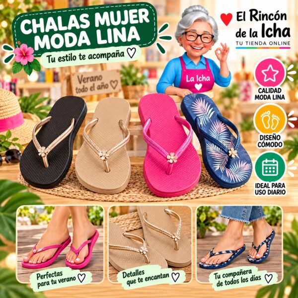 Chalas Mujer Moda Lina Diseño 800009