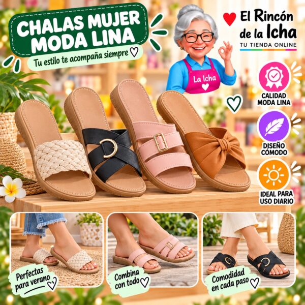 Chalas Mujer Moda Lina Diseño 800349