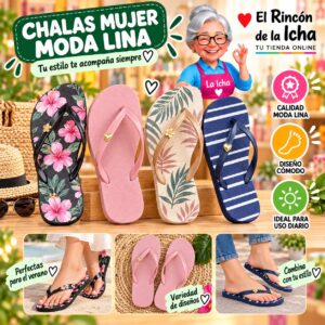 RI-ML-00340 Chalas Mujer Moda Lina Diseño 800534