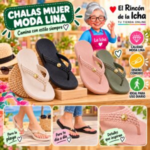 RI-ML-00342 Chalas Mujer Moda Lina Diseño 800535