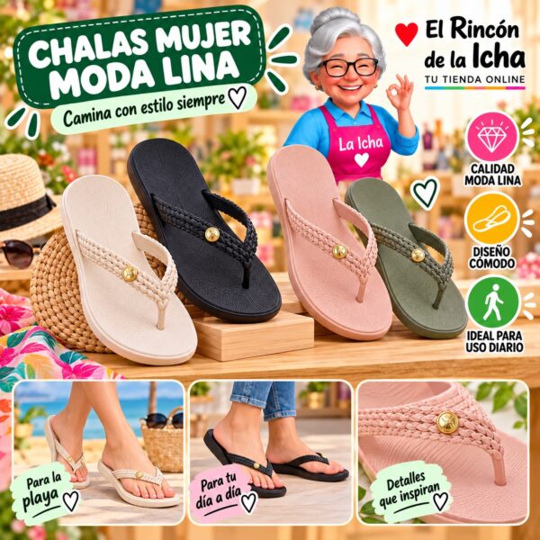 Chalas Mujer Moda Lina Diseño 800535