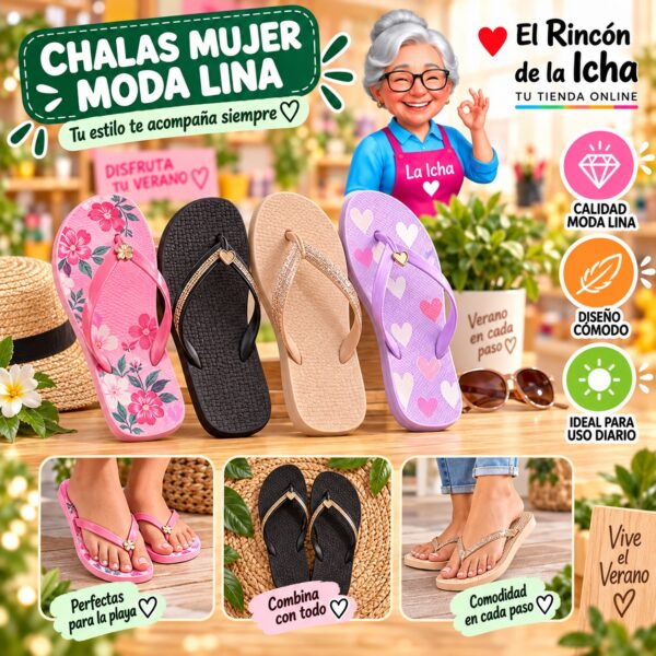 Chalas Mujer Moda Lina Diseño 800631