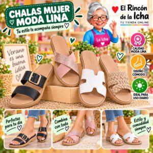 RI-ML-00349 Chalas Mujer Moda Lina Diseño 800632