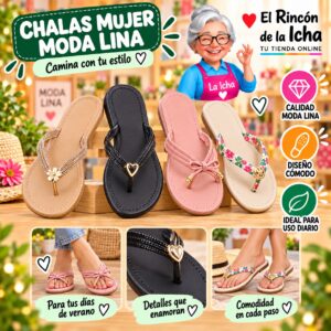 RI-ML-00350 Chalas Mujer Moda Lina Diseño 800789