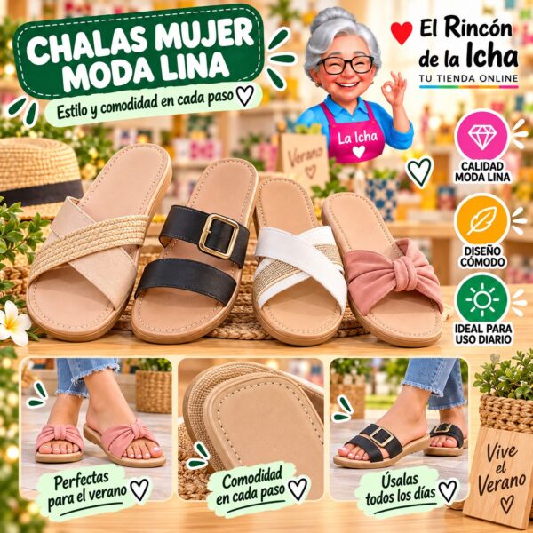Chalas Mujer Moda Lina Diseño 800806