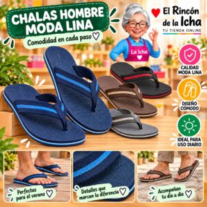 Chalas Hombre Moda Lina Diseño 800483