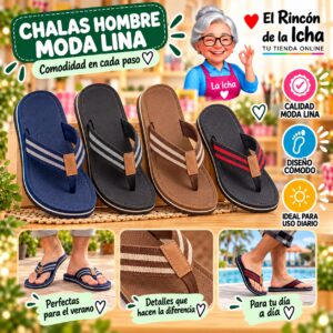 Chalas Hombre Moda Lina Diseño 800008