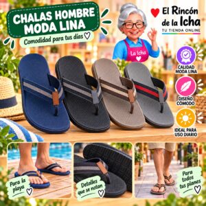 Chalas Hombre Moda Lina Diseño 800352