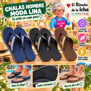 Chalas Hombre Moda Lina Diseño 800788