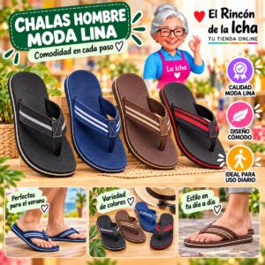 Chalas Hombre Moda Lina Diseño 800791