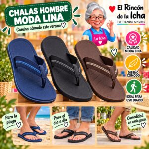 Chalas Hombre Moda Lina Diseño 800877