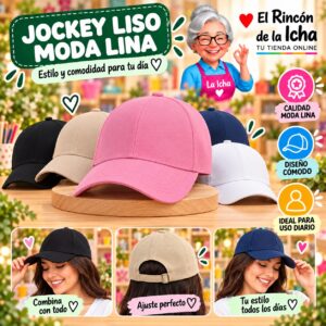 RI-ML-00440 Jockey Liso Moda Lina Diseño 900625