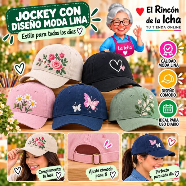 RI-ML-00470 Jockey con Diseño Moda Lina Diseño 900021