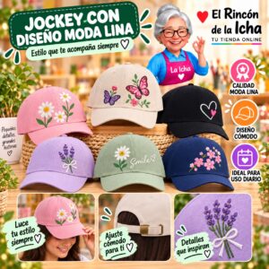 RI-ML-00471 Jockey con Diseño Moda Lina Diseño 900029