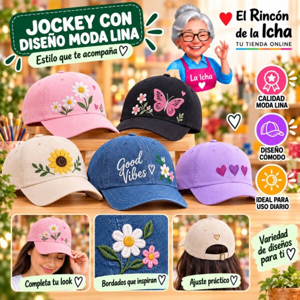 Jockey con Diseño Moda Lina Diseño 900693