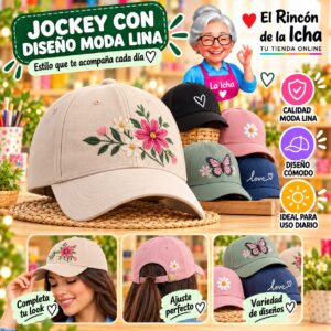 RI-ML-00475 Jockey con Diseño Moda Lina Diseño 900780