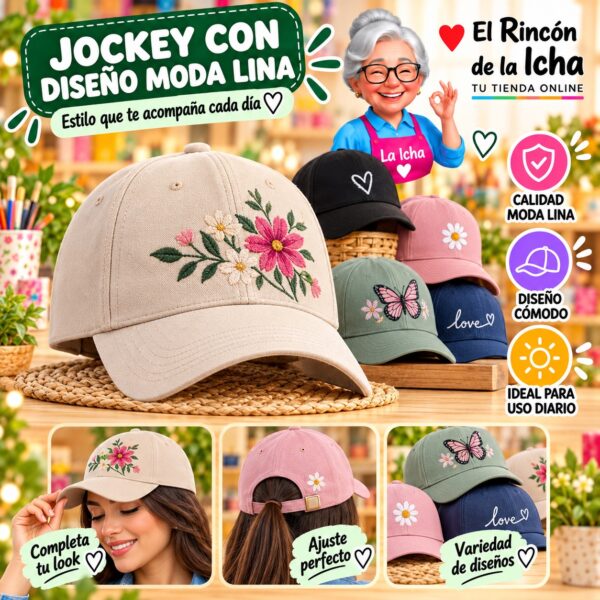 Jockey con Diseño Moda Lina Diseño 900780